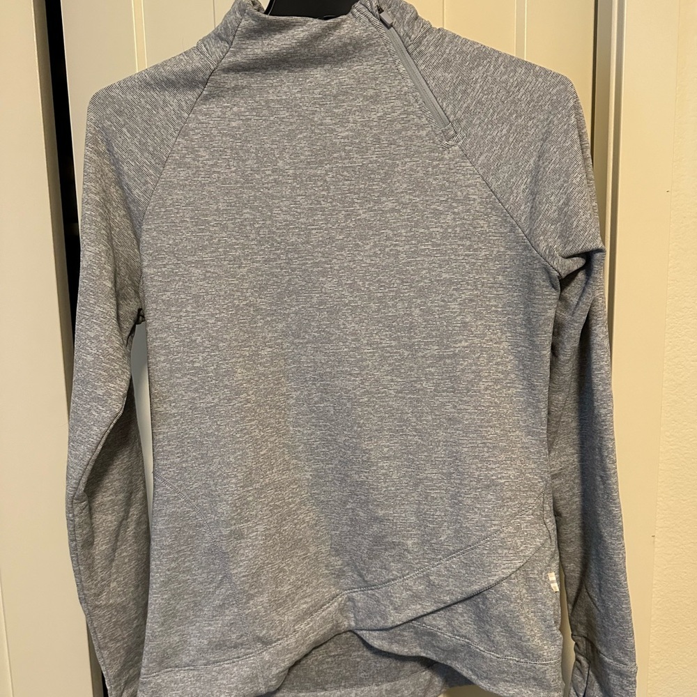 Mondetta Gray Striped Pullover - image 3